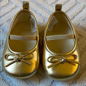Gymboree Gold Baby Shoe, 3-6 months